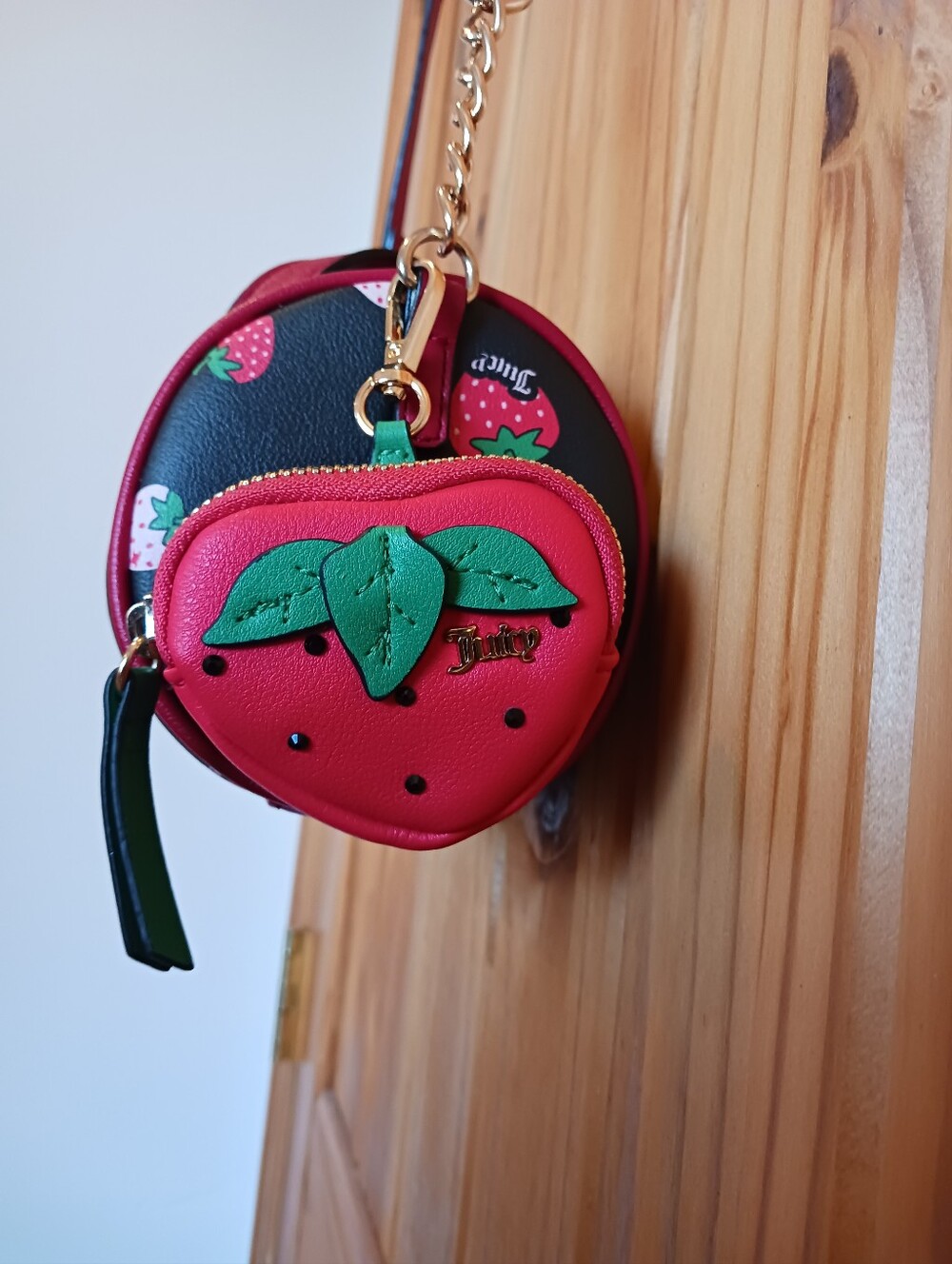 Juicy Couture - Strawberry Print Barrel Bag - Picture 4 of 10
